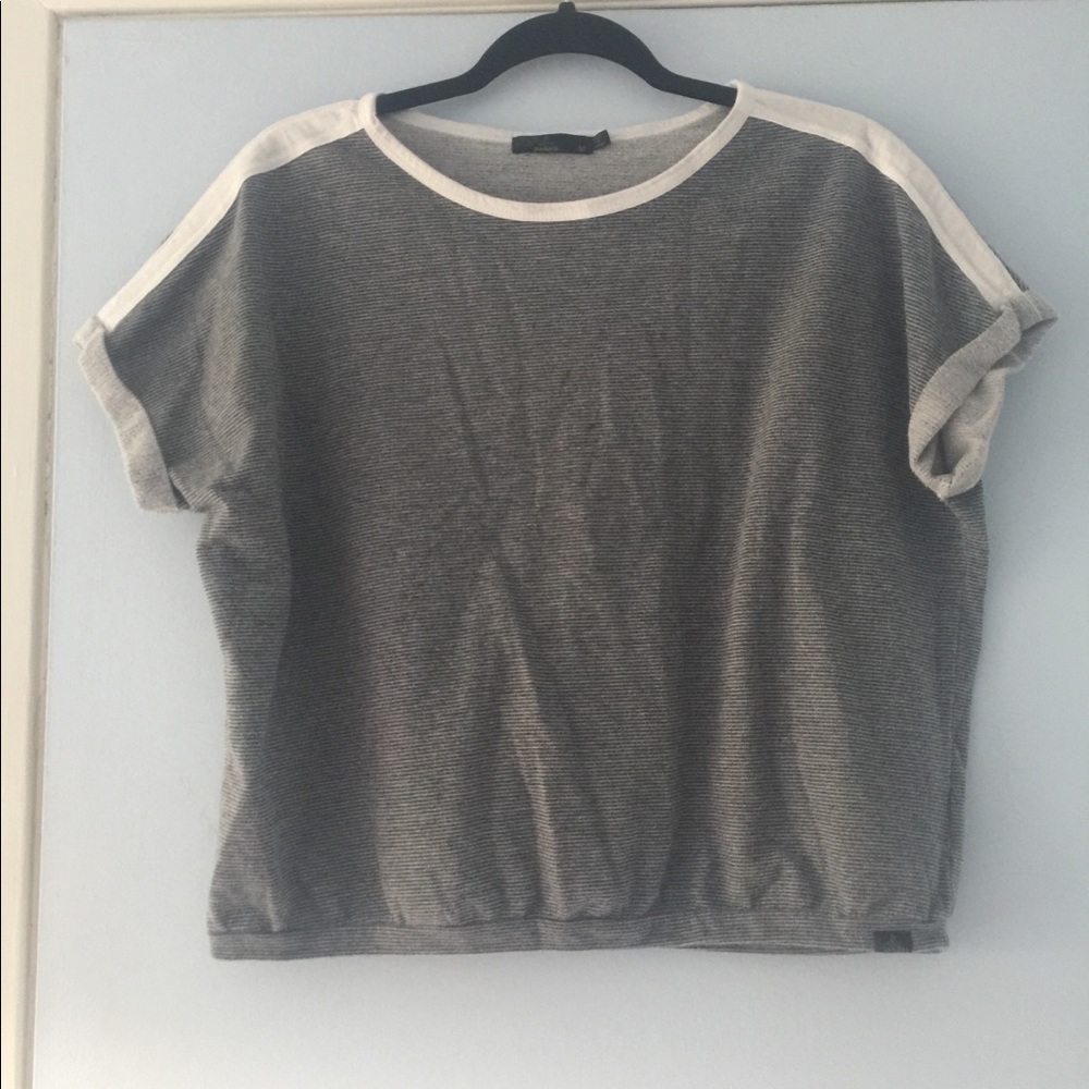 Prana t shirt stripe organic recycled top pact